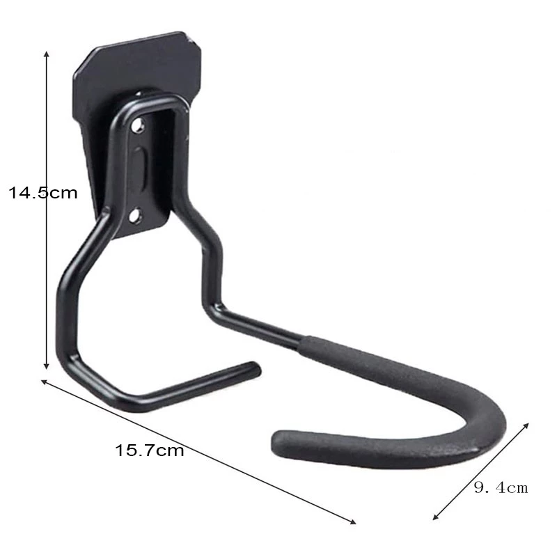 Suporte de parede para bicicleta MACLEAN MC-433 suporte vertical para bicicleta, dobrável, largura ajustável, para bicicletas até 20 kg, preto