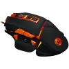 Rato CANYON Hazard GM-6 LED com fios preto laranja