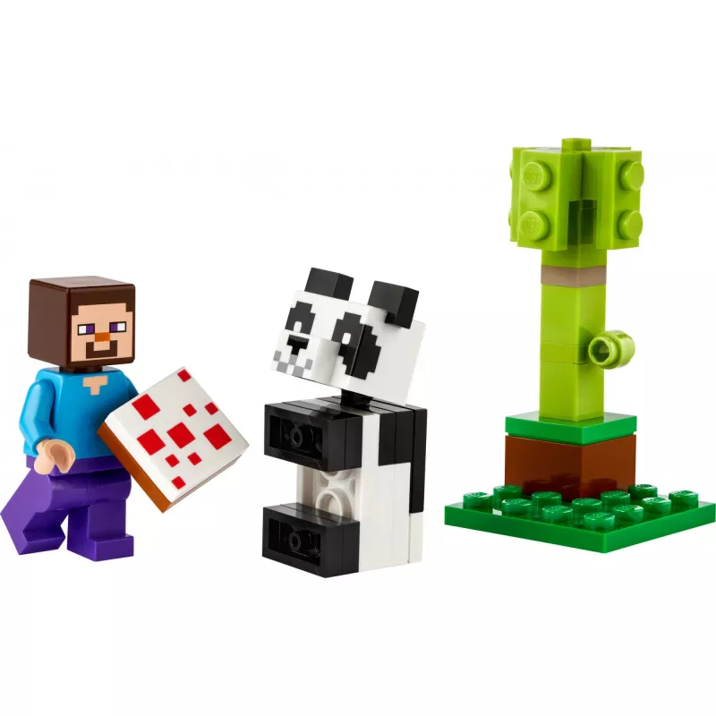 LEGO Minecraft Steve e Panda Bebé 30672 Saco de plástico