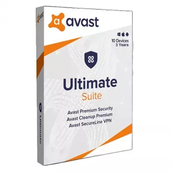 Chave de licença Avast Ultimate – 10 dispositivos, 3 anos (Global)