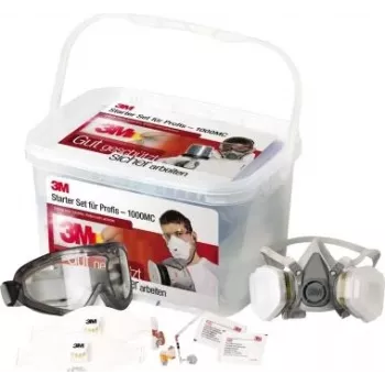 Máscara de proteção respiratória de rosto completo 3M 1000MCWE FFP2, máscara de rosto completo, filtragem FFP2