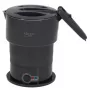 Chaleira elétrica Adler AD 1377G, capacidade 0,6 L, 600 W, cinzento, plástico/silicone/aço inoxidável