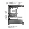 Caixa de PC Midi-Tower TACENS Mars Gaming MCPRISMA, preta, vidro temperado, compatível com ATX/Micro-ATX/Mini-ITX, 2x 3,5