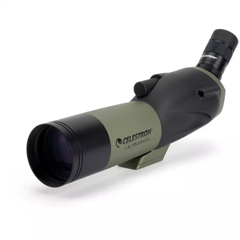 Telescópio Celestron Ultima 65 55x BaK-4 preto, cinzento