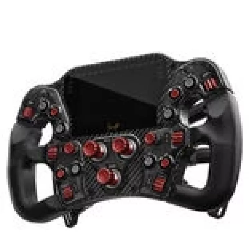Volante Asetek SimSports Invicta Formula - vermelho + Forte Wheelbase (18 Nm)