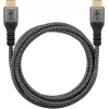 Cabo HDMI Plus High-Speed com Ethernet, 4K @ 60Hz (cinzento, 15 metros)
