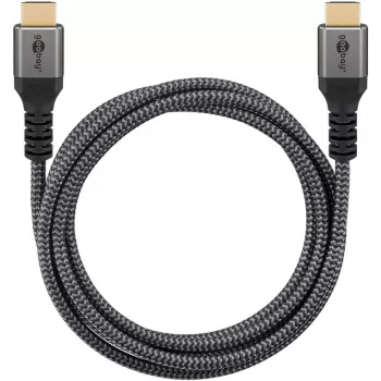 Cabo HDMI Plus High-Speed com Ethernet, 4K @ 60Hz (cinzento, 15 metros)