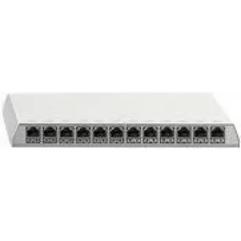 Patch panel Rutenbeck PP-Cat.6A iso-12 12x RJ-45 blindado branco puro