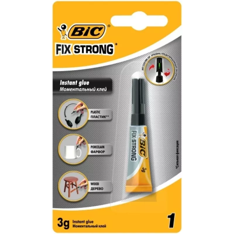 BIC GLUE FIX STRONG 3G LQD BL1 GRP2 EU, 1 unid. 9020852