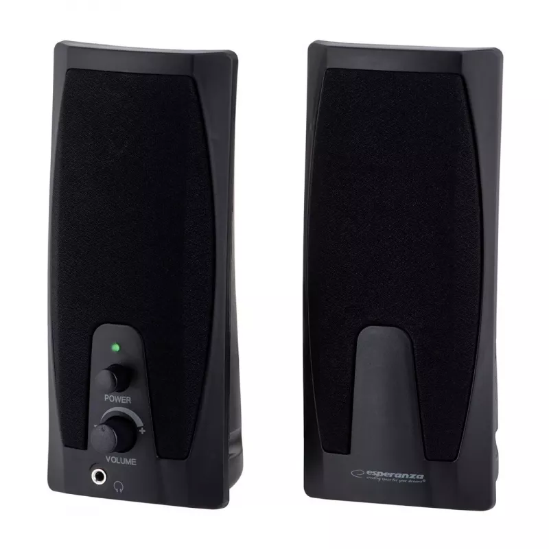 Altifalante Esperanza EP110 2 vias preto com fios 6 W