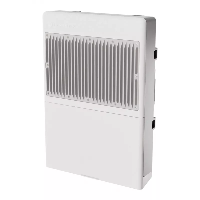 Switch de rede MikroTik netPower Lite 8P – 8× Gigabit Ethernet (10/100/1000), PoE (IEEE 802.3af/at), entrada 24–57V, Branco
