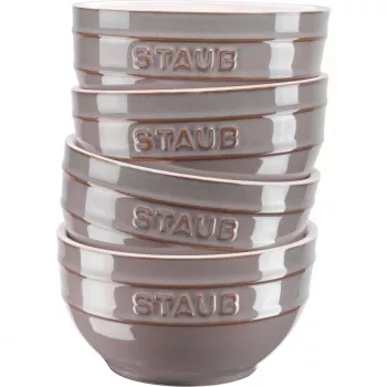 TIGELA REDONDA STAUB 40508-148-0 14 CM - CONJUNTO DE 4 PEÇAS