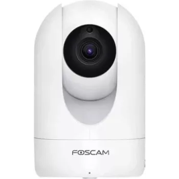 Câmara de vigilância FOSCAM R4M, branco [4 MP Super HD, Wi-Fi, 1x LAN, áudio bidirecional, visão noturna 10m] Tipo: câmara interior Resolução: 2304 x 1536 píxeis Conexão