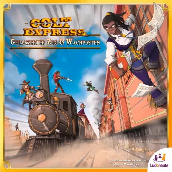 Colt Express - Gepanzerter Zug & Wachposten, expansão de jogo de tabuleiro