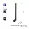 Placa de rede Qoltec 57001 WLAN 150 Mbit/s