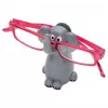 WEDO elefante suporte para óculos, poliresina, cinzento, 5,0 x 6,1 x 9,3 cm