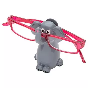 Suporte para óculos WEDO Elefante poliresina cinzento 7,1 x 5,5 x 10 cm