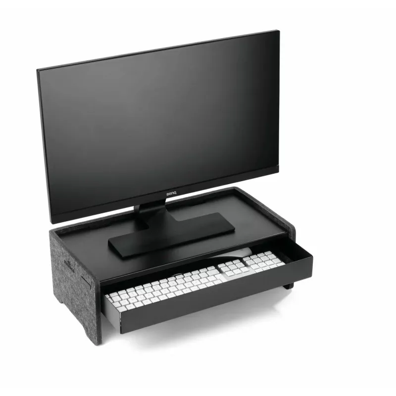 Gaveta Durable 508201 acessório para suporte de monitor Preto Metal 468 mm de largura 221 mm de profundidade 53 mm de altura
