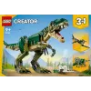 Brinquedo de construção LEGO Creator 3-em-1 T.Rex Conjunto de construção, 626 peças, 150 mm de altura, idade 9+