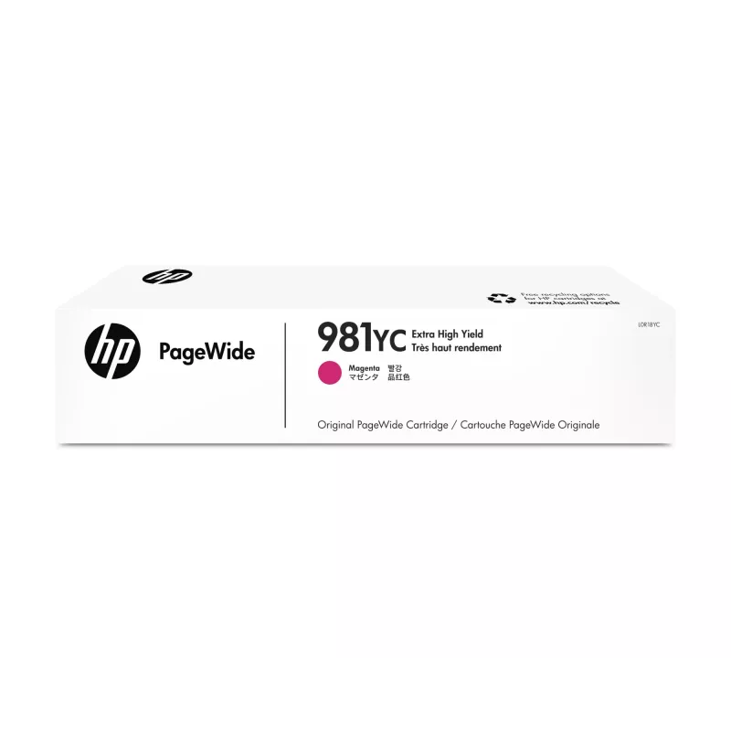 Cartucho de tinta HP 981YC Extra High Yield 16000 páginas magenta