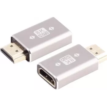 Adaptador HDMI ShiverPeaks SP10-01054 HDMI-A para HDMI-A prateado