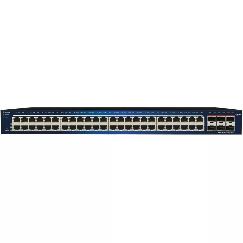 Switch Ethernet ALLNET ALL-SG8454M-10G – gerido 48+6 portas Gigabit com uplinks 10G