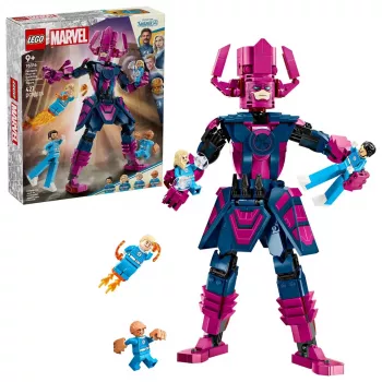 LEGO Conjunto Marvel Super Heroes 76316 — Quarteto Fantástico: Conjunto de minifiguras Galactus, 427 peças, 4 minifiguras, idade 9+