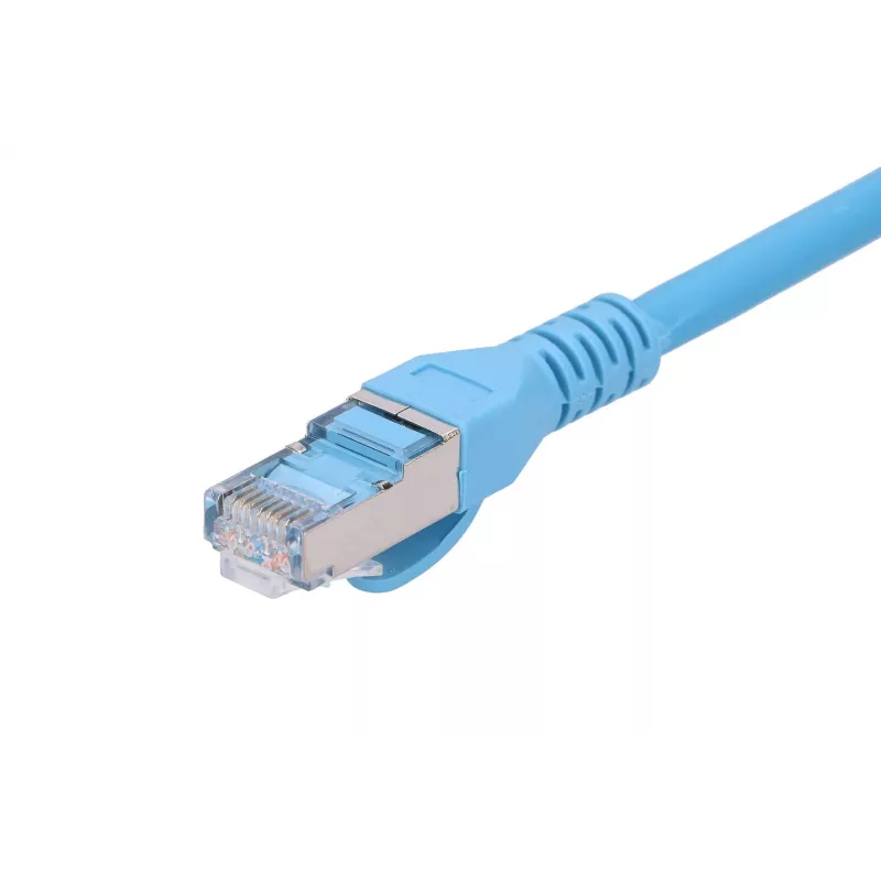 Cabo de rede LAN patch cord Extralink Cat.6A S/FTP 10m, cobre, 10Gbit/s