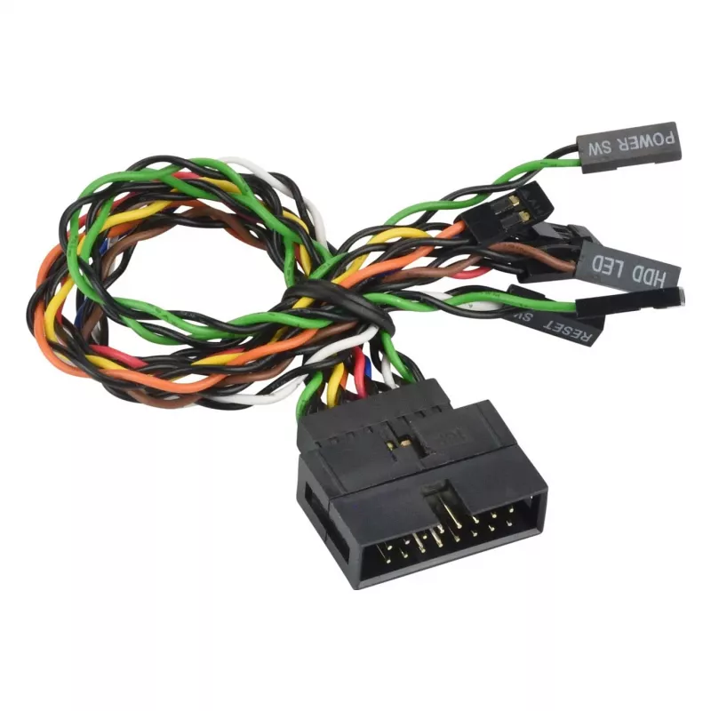 Supermicro CBL-0084L cabo divisor de painel frontal de 16 pinos, 15 cm