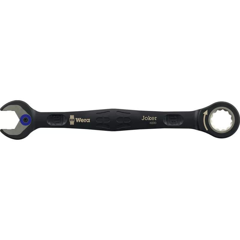 Wera 6000 Joker Black Edition conjunto de chaves combinadas de roquete, 11 unid.