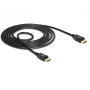 Cabo DisplayPort DeLOCK - DisplayPort (M) a DisplayPort (M) - 1,5 m - Suporte 4K - preto (85508)