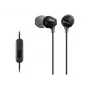 Sony MDR-EX15AP, Com Fios, 8 - 22000 Hz, Chamadas/Música, 3 g, Headset, Preto