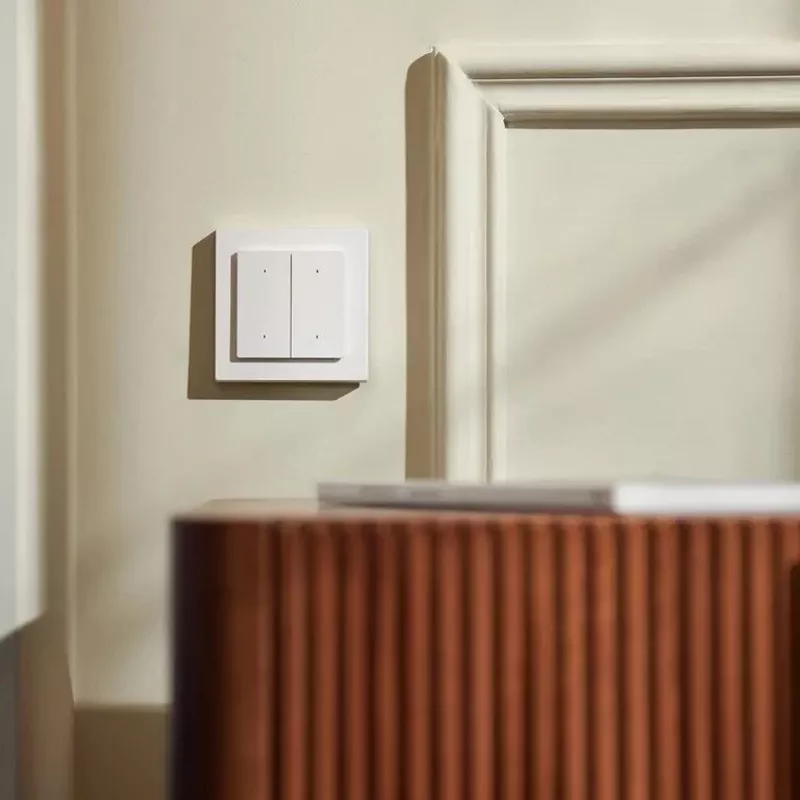 Interruptor de luz AQARA H2 EU (4 botões, 2 canais) (WS-K08D) – interruptor de parede Zigbee e Thread com 2 relés