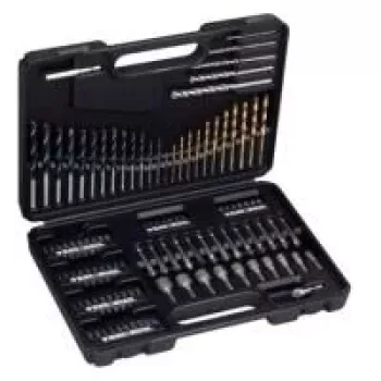 Black & Decker A7200-XJ Titanium - Conjunto de pontas e brocas - 109 peças