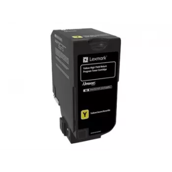 Lexmark - Alta capacidade - amarelo - original - cartucho de toner LCCP, LRP - para Lexmark CX725de, CX725dhe, CX725dthe (84C2HY0)