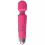 Massageador de clítoris Erolab Wand-M MFN01r rosa — bastão massajador compacto estilo varinha mágica