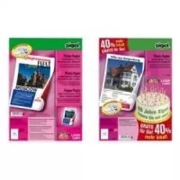 Papel de impressora A3 Sigel LP343 brilhante 200 folhas branco