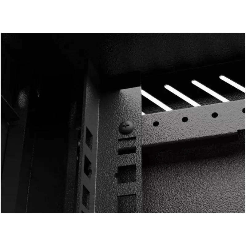Armário rack Lanberg WF11-3309-10B 9U rack de parede preto