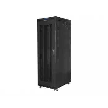Armário rack Lanberg FF01-8227-23BL 27U armário de chão preto