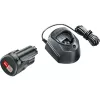 Conjunto de bateria e carregador Bosch 1 600 A01 L3D para ferramentas sem fios