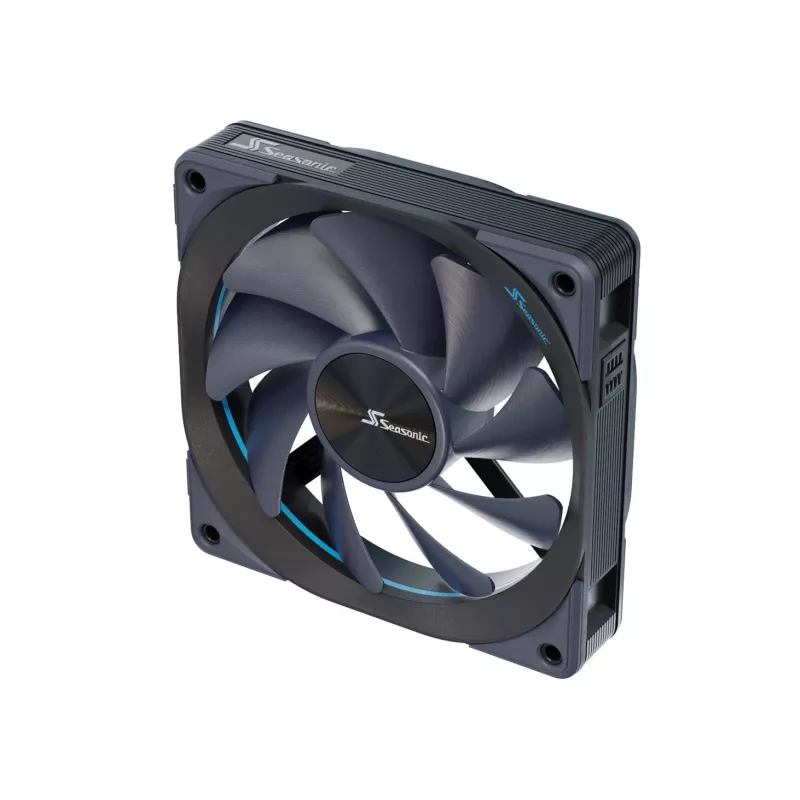 Kit de 1 ventoinha Seasonic MagFlow para caixa de computador 12 cm preto 1 unid.