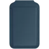 Suporte de carteira magnético SATECHI em pele vegana (azul-escuro)