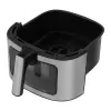 Fritadeira sem óleo N'oveen AF770 X-LINE preta, prateada