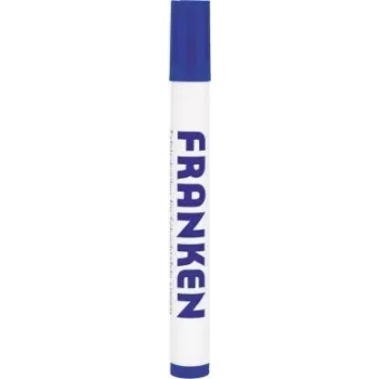Marcador recarregável Franken Z1902 03, tinta azul, largura de traço 2–6 mm, pack de 10