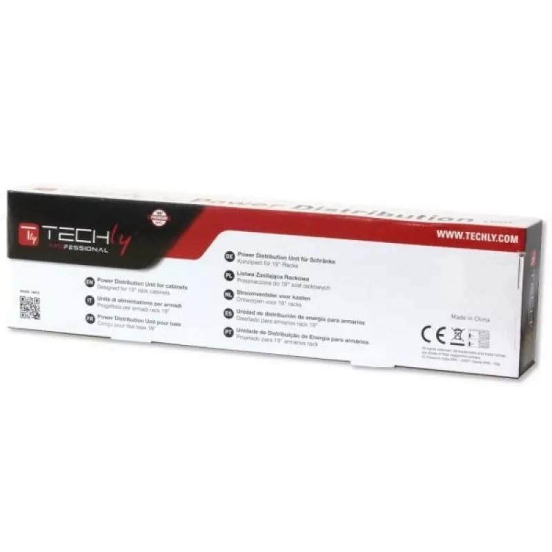 Régua de tomadas PDU para rack 19 polegadas Techly (023783)