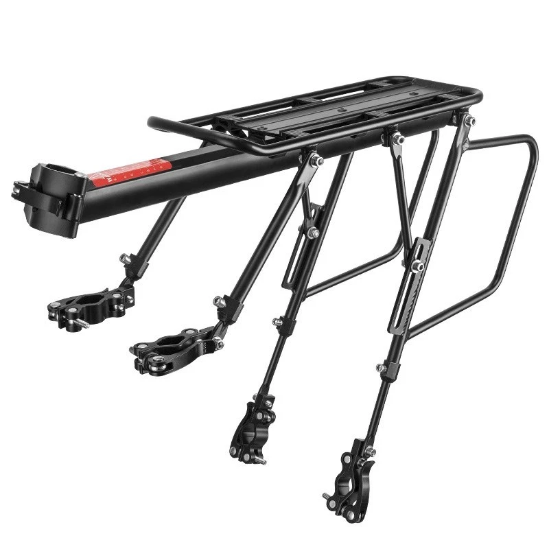 Rockbros 33210004001 bagageiro de bicicleta preto com prateleira