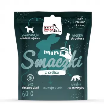 SYTA MICHA Mini-petiscos com Coelho - petisco para cães - 60 g