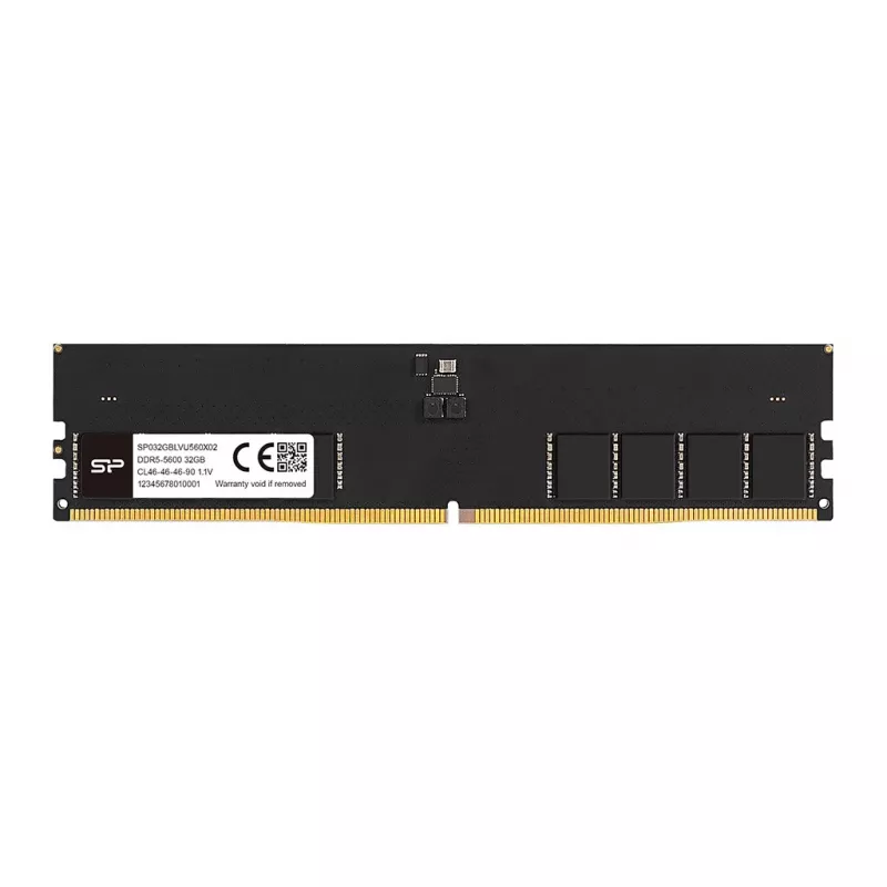 Silicon Power SP032GBLVU560F02 DIMM para desktop, 32 GB x1, DDR5, 5600 MHz, CL46, 1.1v - 32 GB - DDR5