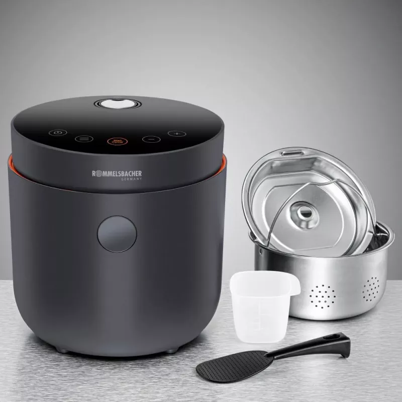 Rommelsbacher MRK 500 panela de arroz 2 L 500 W grafite