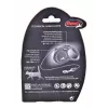 Trella Flexi New Classic Cat XS 3 m — trela de corda para animais pequenos, preta, carga máx. 8 kg